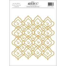 Artdeco 25x35 cm Desen No:2 Simli Kolay Transfer