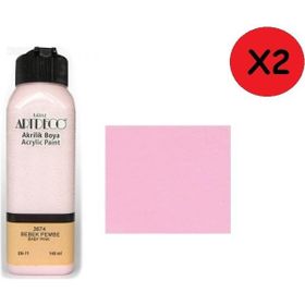 Artdeco 2'li 140 ml Bebek Pembe Akrilik Boya
