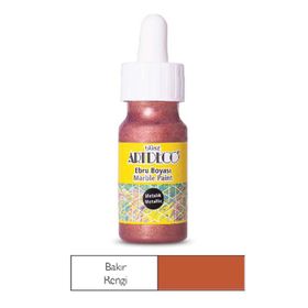 Artdeco 30 ml Bakır Metalik Ebru Boyası