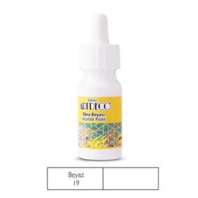 Artdeco 30 ML Beyaz 016B-19 Ebru Boyası