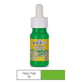 Artdeco 30 ml Neon Yeşil Ebru Boyası