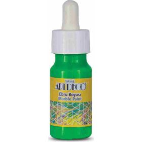 Artdeco 30 ml Neon Yeşil Ebru Boyası