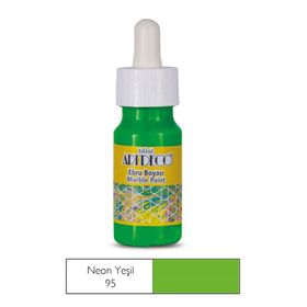 Artdeco 30 ml Neon Yeşil Ebru Boyası