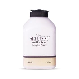 Artdeco 3008 Koton Beyaz 500 ml Su Bazlı Akrilik Boya