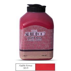 Artdeco 3019 Kadife Kırmızı 500 ml Akrilik Ahşap Boyası