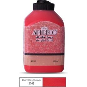 Artdeco 3043 500 ml Domates Kırmızı Akrilik Boya