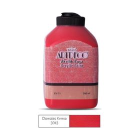 Artdeco 3043 500 ml Domates Kırmızı Akrilik Boya