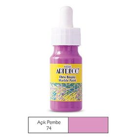 Artdeco 30ml Açık Pembe Ebru Boyası
