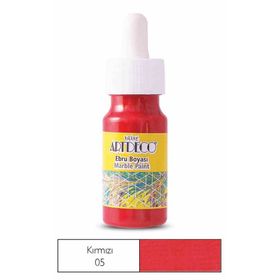 Artdeco 30ml Kırmızı 016B-05 Ebru Boyası