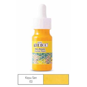 Artdeco 30ml Koyu Sarı 016B-02 Ebru Boyası