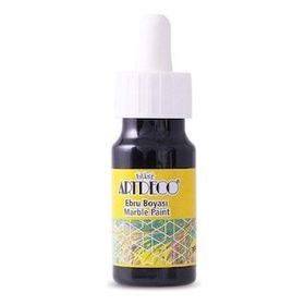Artdeco 30ml Siyah No:18 Hazır Ebru Boyası