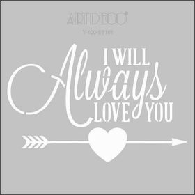 Artdeco 30x30 cm Always 101 Stencil