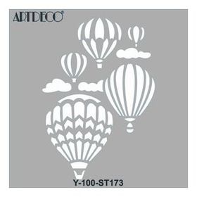 Artdeco 30x30 cm Balonlar 173 Stencil