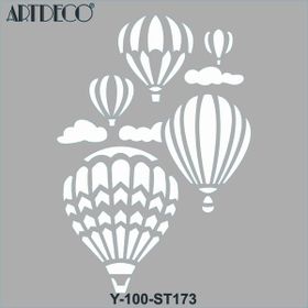 Artdeco 30x30 cm Balonlar 173 Stencil