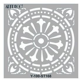 Artdeco 30x30 cm Geometrik Fayans 168 Stencil