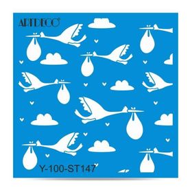 Artdeco 30x30 cm Leylekler 147 Stencil