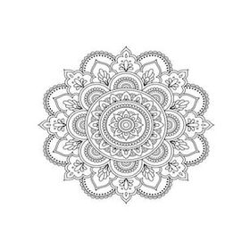 Artdeco 30X40 cm Mandala Desenli Tuval