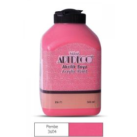 Artdeco 3604 Pembe 500 ml Akrilik Boya