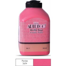 Artdeco 3604 Pembe 500 ml Akrilik Boya