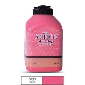 Artdeco 3604 Pembe 500 ml Akrilik Boya