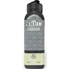 Artdeco 3618 140 ml Siyah Akrilik Boya