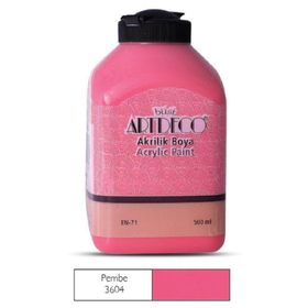 Artdeco 3674 Pembe 500 ml Akrilik Boya