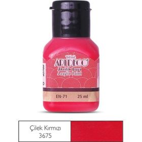 Artdeco 3675 25 ml Çilek Kırmızı Akrilik Boya