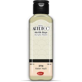 Artdeco 3714 140 ml Keten Yeşili Akrilik Boya