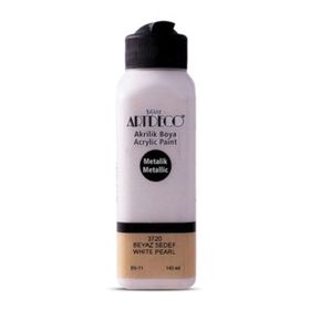 Artdeco 3720 Metalik Beyaz Sedef 140 ml Akrilik Boya