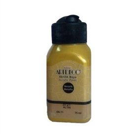 Artdeco 3721 Metalik Altın 75 ml Akrilik Boya