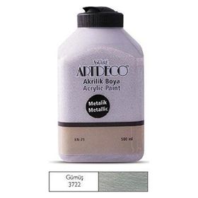 Artdeco 3722 Gümüş Metalik Akrilik Boya 75 ml