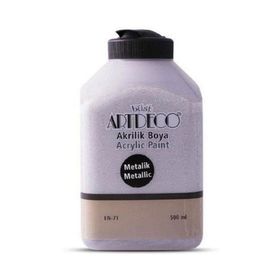 Artdeco 3722 Metalik Gümüş 500 ml Akrilik Boya