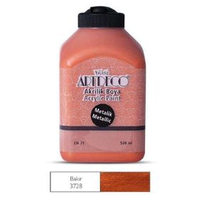 Artdeco 3728 Metalik Bakır 500 ml Akrilik Boya