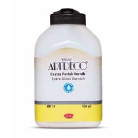 Artdeco 500 ml Su Bazlı Ekstra Parlak Vernik