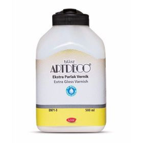 Artdeco 500 ml Su Bazlı Ekstra Parlak Vernik
