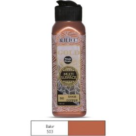 Artdeco 503 Gold Multi Surface 140 ml Metalik Bakır Akrilik Boya
