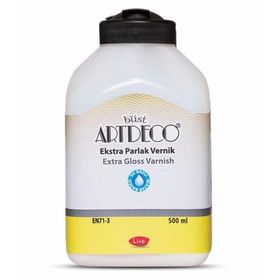 Artdeco 5743849 N:Y-073l-04 Su Bazlı 500 ml Extra Parlak Vernik