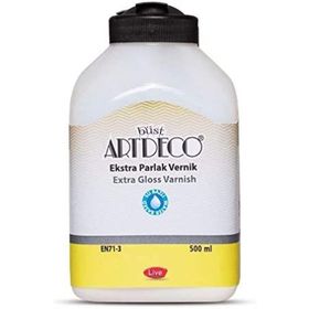 Artdeco 5743849 N:Y-073l-04 Su Bazlı 500 ml Extra Parlak Vernik