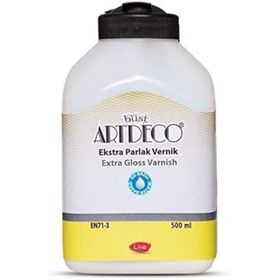 Artdeco 5743849 N:Y-073l-04 Su Bazlı 500 ml Extra Parlak Vernik