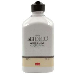 Artdeco 5796469 500 ml No:3622 Romantik Beyaz Akrilik Boya
