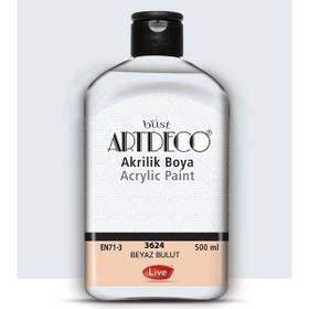 Artdeco 5796470 500 ml No:3624 Beyaz Bulut Akrilik Boya