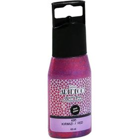 Artdeco 60 ml Kırmızı Simli Boyutlu Boya