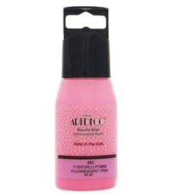 Artdeco 662 Fosforlu Pembe 60 ml Boyutlu Boya