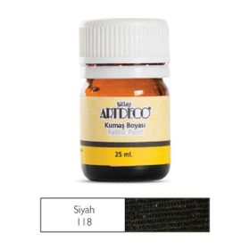 Artdeco 7396 118 Siyah 25 ml Kumaş Boyası