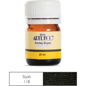 Artdeco 7396 118 Siyah 25 ml Kumaş Boyası