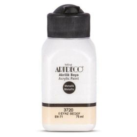 Artdeco 75 ml Beyaz Sedef Metalik Akrilik Boya