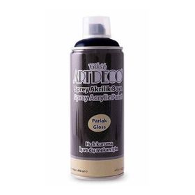 Artdeco 790 Siyah Sprey 400 ml Akrilik Boya