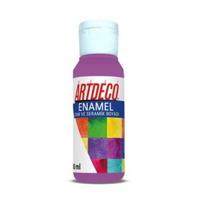 Artdeco 864 Ortanca Pembe Enamel Cam ve Seramik Boyası