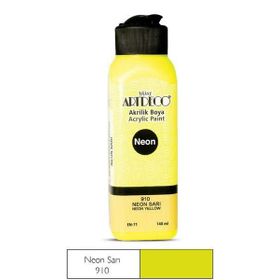 Artdeco 910 Neon Sarı 140 ml Akrilik Boya
