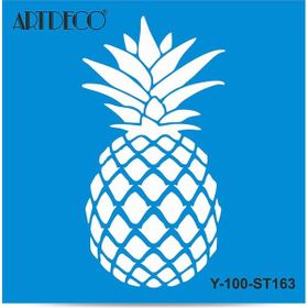 Artdeco Ananas 163 30x30 cm Stencil